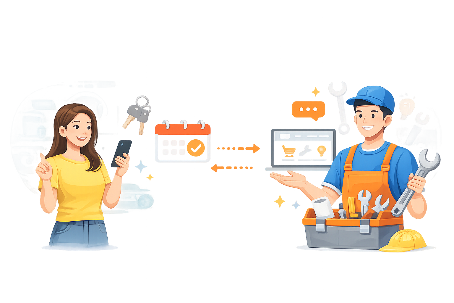 Customer & Technician