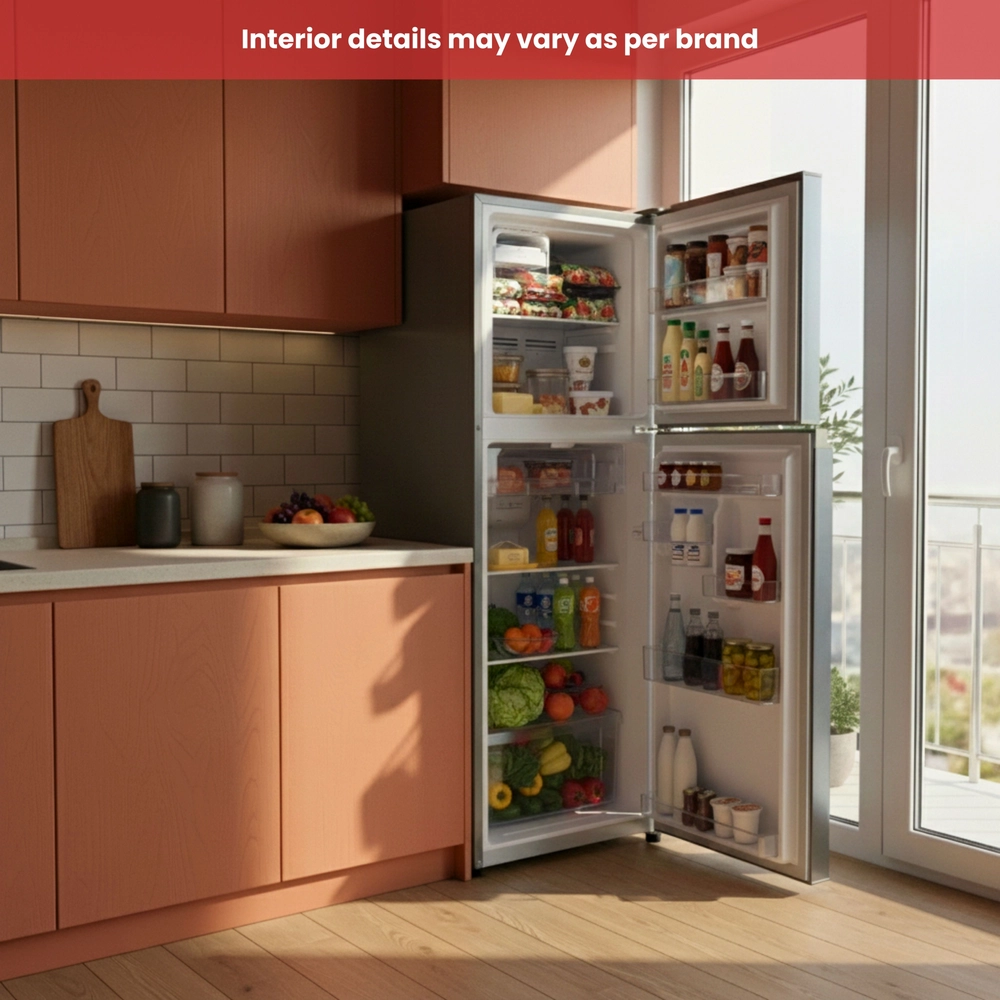 Large Double Door Fridge (300L+) — Smart Inverter