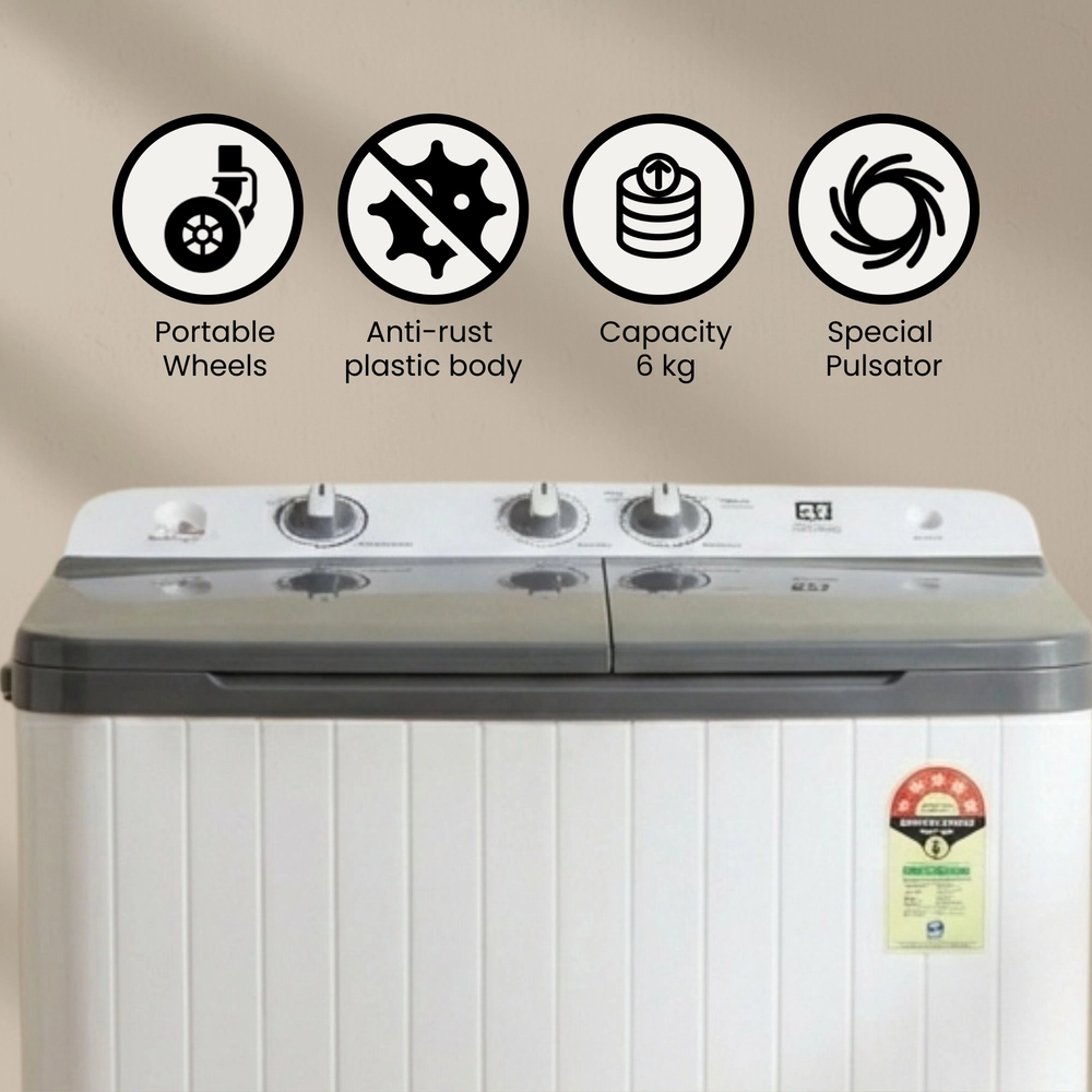 Semi-Automatic Washing Machine (6.5kg - 7.5kg)